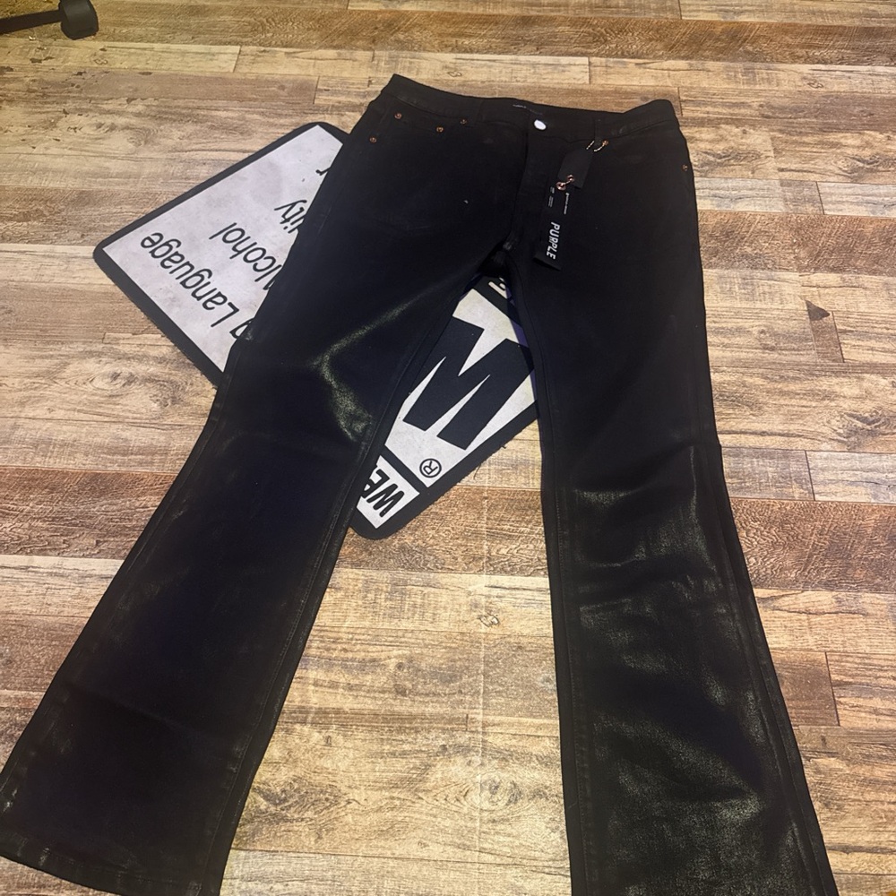 Black Coated Jeans